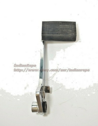 Brake pedal with - rubber, and