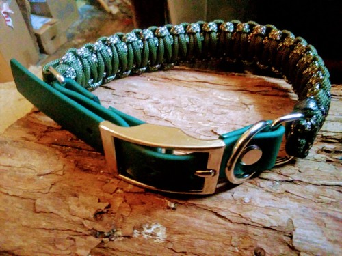 Handmade adjustable dog collar - adjustable,