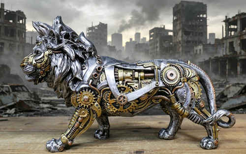 Large fantasy lion - large,