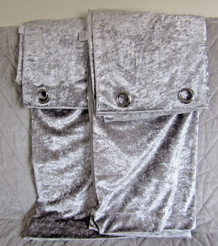 Wilko pair crushed - pair, velvet