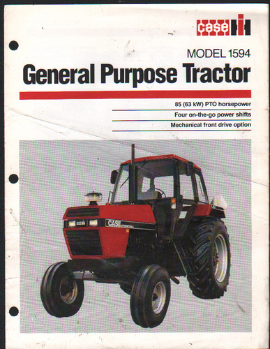 Case model 1594 general - "model, 1594"