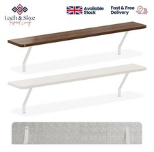 NEW Radiator Shelf MDF Wood White Finish Foil Insulation No Drilling Necessary