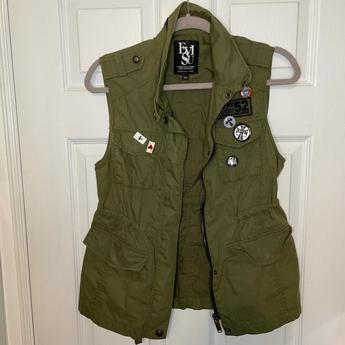 Evisu khaki green cargo army - evisu,