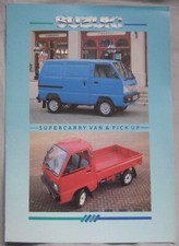 1988 Suzuki Supercarry Van & Pick Up Brochure