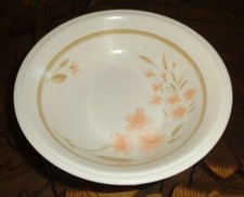Staffordshire Biltons Dessert Bowl Peach Flowers MAYFAIR Pattern