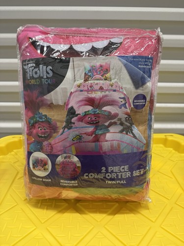 Trolls world tour comforter - world,