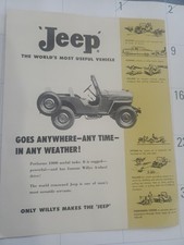 1950s Willys Jeep Brochure