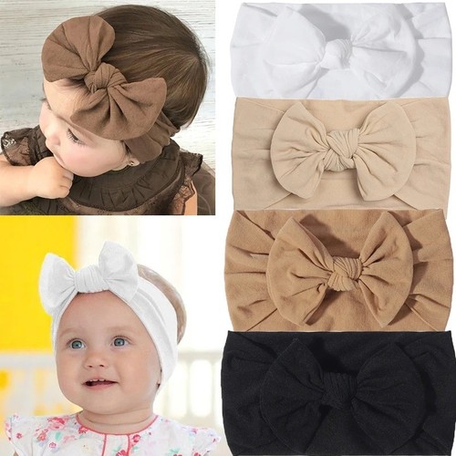 Headbands soft cotton bow - cotton, hair