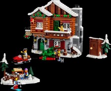 LEGO 10325 Alpine Lodge Winter Village Collection 100% Complete Icons Set
