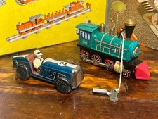 Vintage Tin Toys Car And