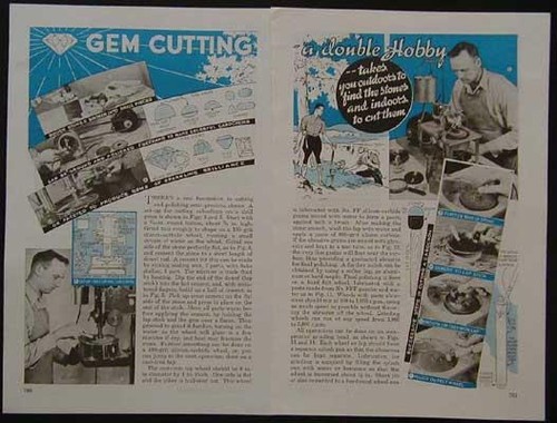 Gemstone cutting faceting jig - gemstone,