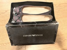 armani ballet shoes size 5.5 womens used