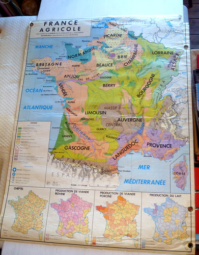 Vintage double sided - vintage, french