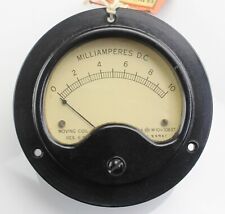 Milliammeter 0-10mA DC 10A/10837 Indicator Radio Instrument Gauge RAF Aircraft