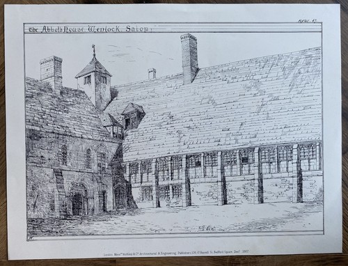 The abbots house wenlock - the,