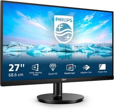 Philips 275V8LA 27in Full HD LED Monitor HDMI DisplayPort VESA Mountable
