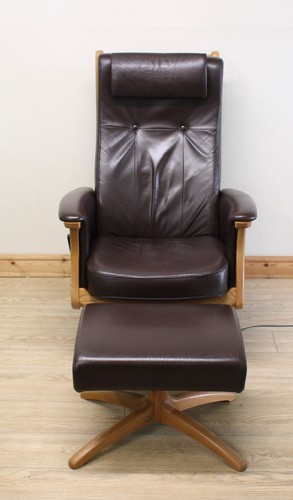 Ercol gina brown leather - gina,