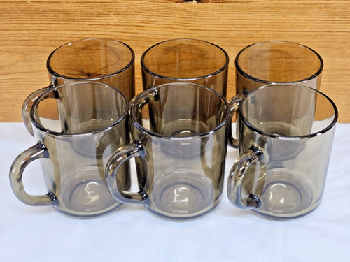 Vintage arcoroc france smoked - arcoroc,