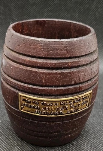 Antique small wooden barrel - small,