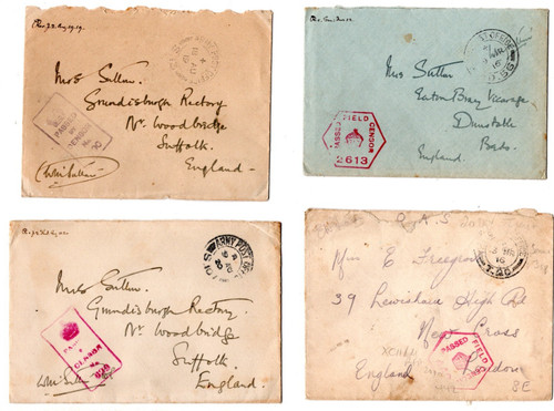 C1916 envelopes army - c1916, ww