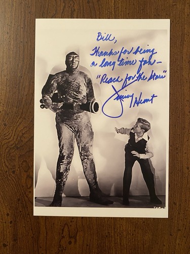 Jimmy hunt signed autographed - hunt,