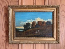 Antique Oil Painting 19th