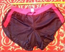 Boxer Trunks Size XL (China) Black Attached G-string To Enhance Bulk Polyester