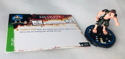Horrorclix dog soldier - horrorclix, #002