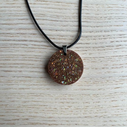 Handmade sparkly resin - , charm