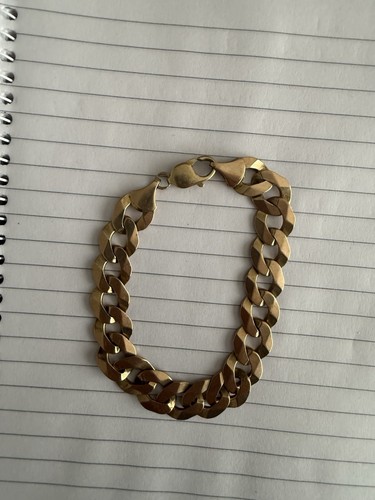 9ct gold bracelet solid and - a,