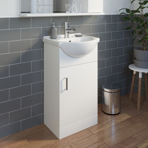 White gloss freestanding - white,