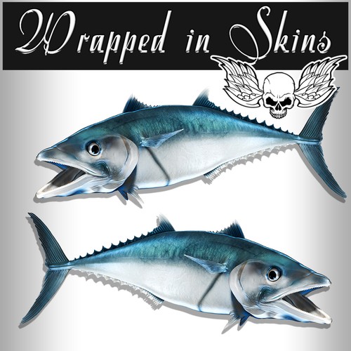 King mackerel decals fish - mackerel,
