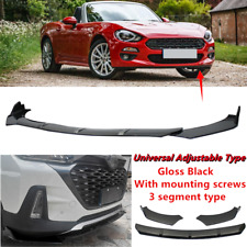Universal Adjustable Front Bumper Splitter Lip Fit For 2016-2018 Fiat 124 Spider