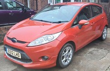 ford fiesta 1.4 zetec  Sports 2012 80k ulez compliant petrol sunburnt red.