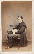 HARROW CDV POISON VICTIM NAMED CAPEL BERGER see desc VICTORIAN GENEALOGY #B4284