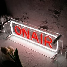 Red ON AIR Neon Sign USB LED