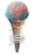Ice cream van sticker Candy