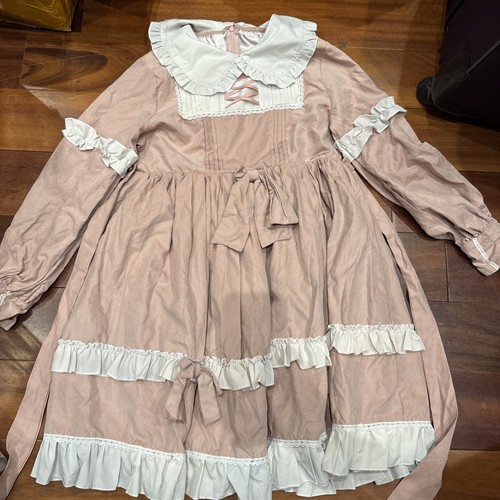 Pink lolita dress - pink,