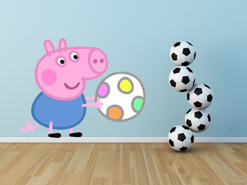 George pig peppa - -, wall