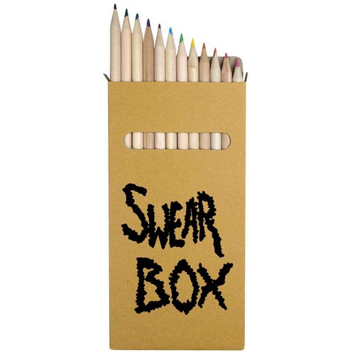 Swear box colouring - x, 'swear