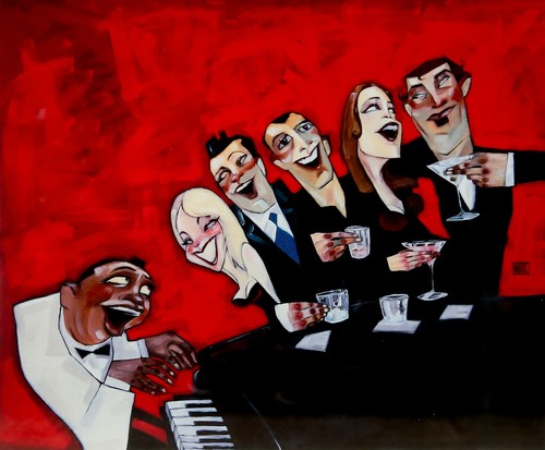 Todd white piano - todd, bar'