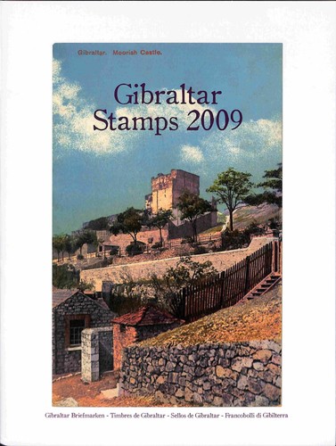 Gibraltar stamp yearbook - gb,