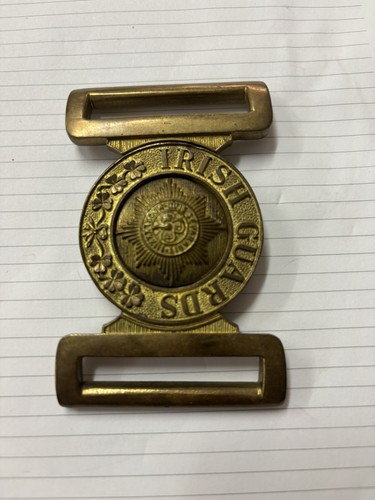 Brass irish guards belt - brass,