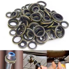 100x Car Bonded Seal Oil Drain