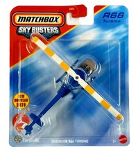 Matchbox Skybusters Robinson R66 Turbine Helicopter - Mattel/2024 - New on Card