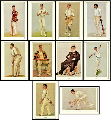Vanity fair cricketers set - cricketers, of