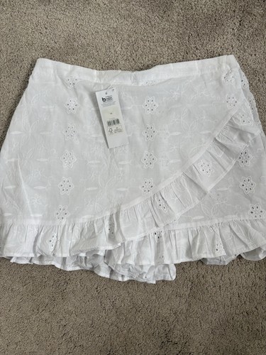 White summer skort shorts - skort,