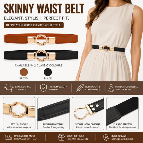 Women ladies belt stretch - women,
