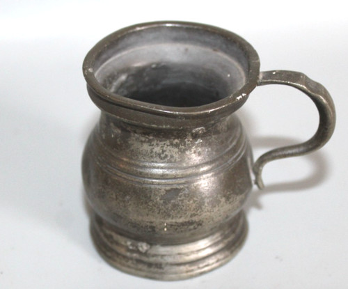 Antique pewter gill - pewter,