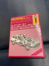 VAUXHALL ASTRA & BELMONT 1984 to 1988 Haynes Owners Workshop